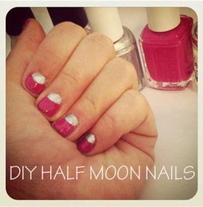 Half Moon Manicure Tutorial