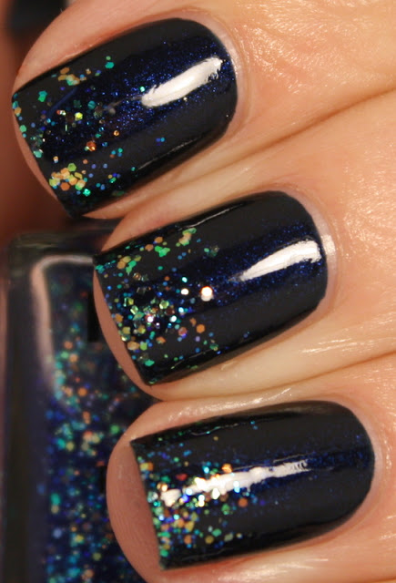 blue glitter gradient