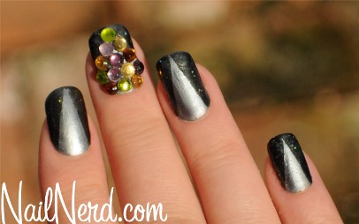 Darted Bling Nails-s