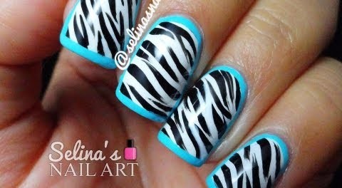 zebra with border