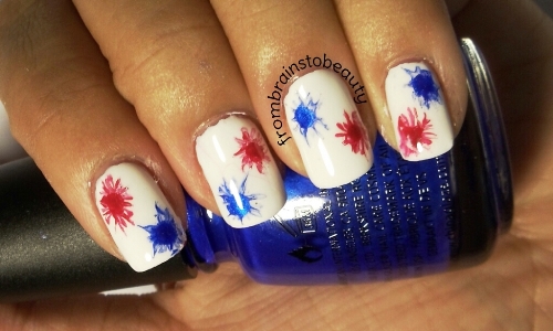 10. Firework Nail Designs with Stamping - wide 3