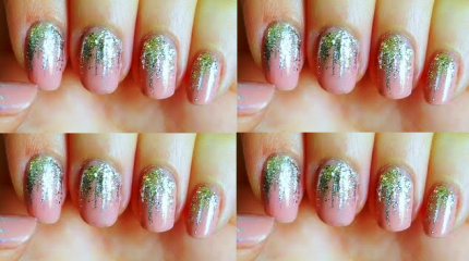 falling glitters