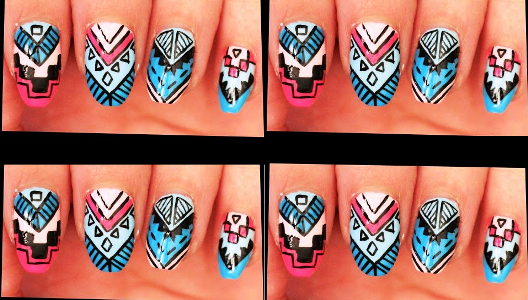 pink blue tribal s