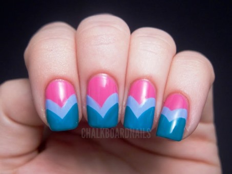 cotton candy nailss