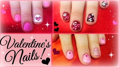 3 DIY Valentine's Day Nail Art Ideas