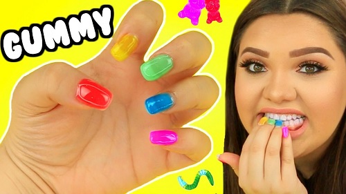 DIY Gummy Edible Nails