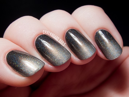 Black Holo Nail Art for Beginners - wide 5